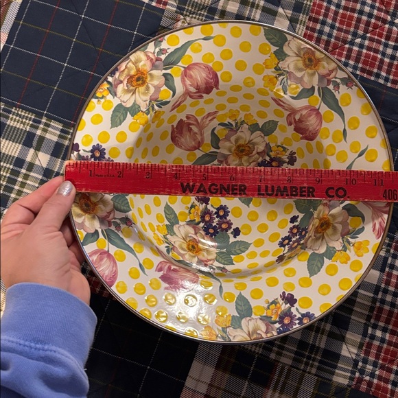 Mackenzie-Child’s large enamel buttercup bowl - retired - Picture 5 of 10